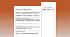 Desktop Screenshot of antigalhotel.com.ar